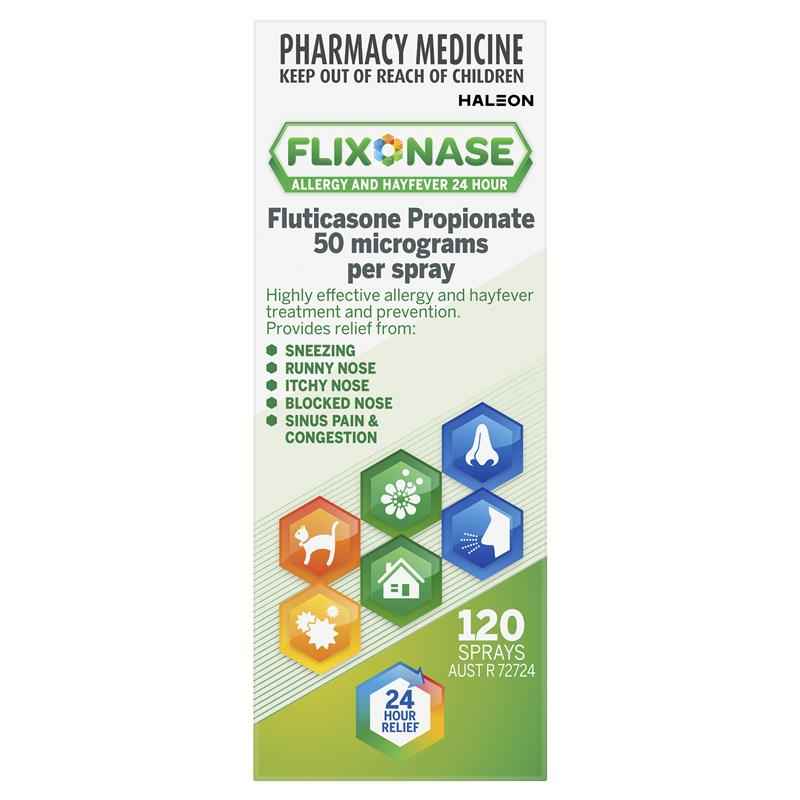 Flixonase Allergy and Hayfever 24 Hour Nasal Spray 120 Doses