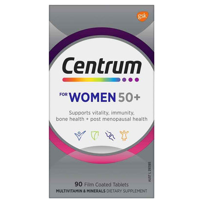Centrum For Women 50+ 90 Tablets Exclusive Size