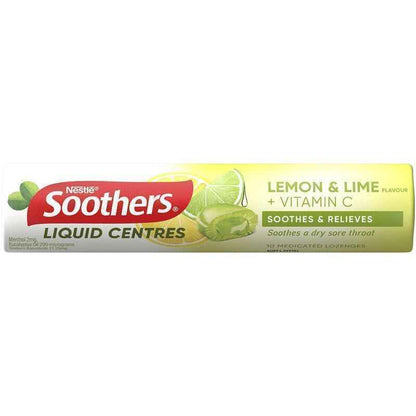 Soothers Liquid Center Lemon & Lime 50g