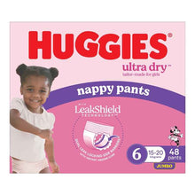 Huggies Ultra Dry Nappy Pants Girls Size 6 (15-20kg) 48 Pack