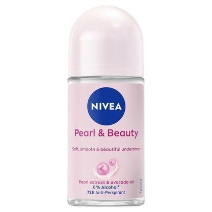 NIVEA Pearl & Beauty Roll On Deodorant 72H Protection 50ml