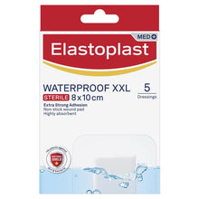 Elastoplast Waterproof Dressing XXL 8cm x 10cm 5 Pack