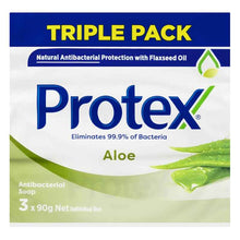 Protex Antibacterial Soap Bar Aloe 3 x 90g Pack