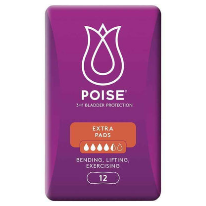 Poise Pads Extra 12 Pack