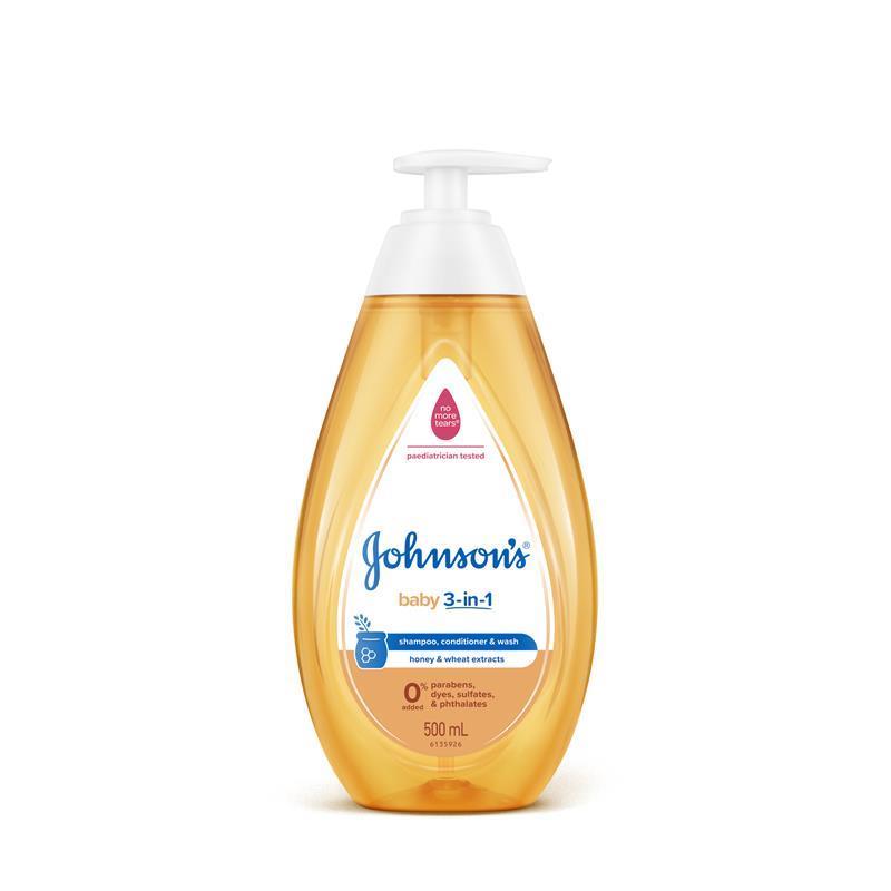 Johnson & Johnson Baby Shampoo & Conditioner Gentle 500mL