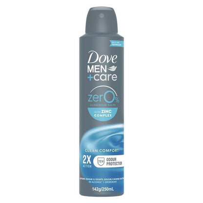 Dove Men + Care Zero Aluminium Clean Comfort 250ml