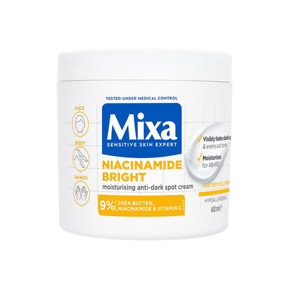 Mixa Niacinamide Bright Moisturising Anti-Dark Spot Cream 400ml