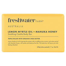 Freshwater Farm Lemon Myrtle Oil + Manuka Honey Body Bar 200g