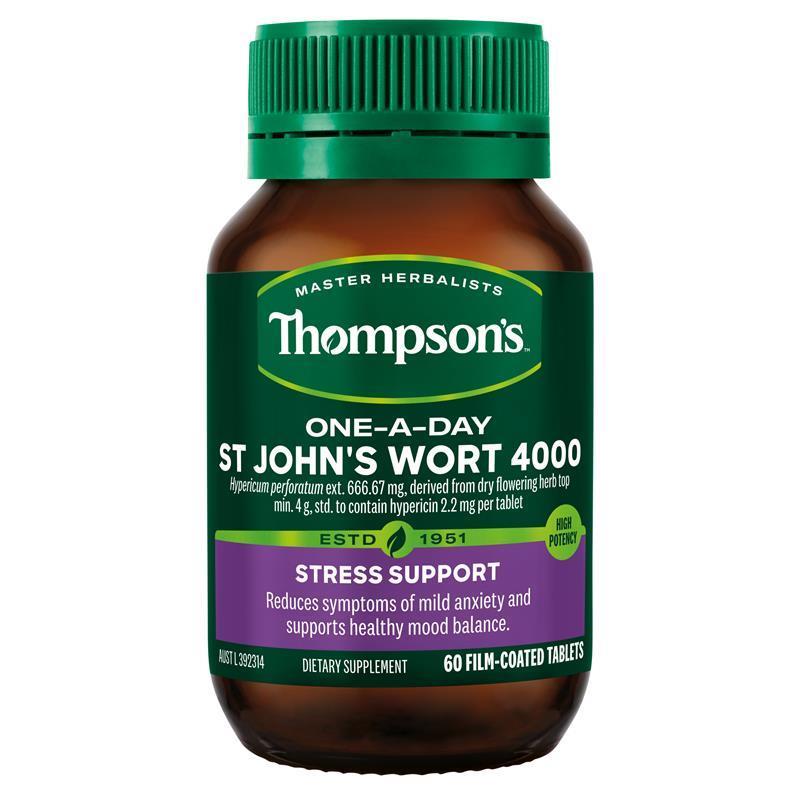 Thompson's One-A-Day St. John's Wort 4000mg 60 Tablets