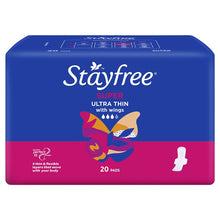 Stayfree Ultra Thin Super Sanitary Pads With Wings 20 Pack