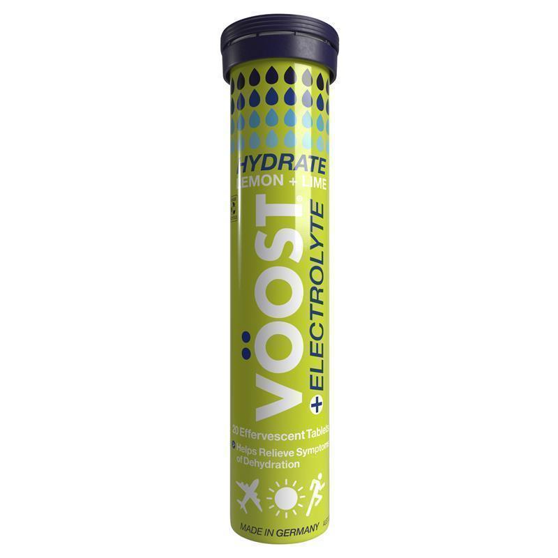 Voost Hydrate Lemon + Lime Effervescent Tablets 20 Pack