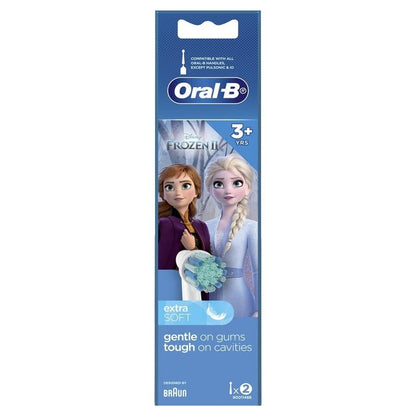Oral B Power Toothbrush Kids Frozen Refills 2 Pack