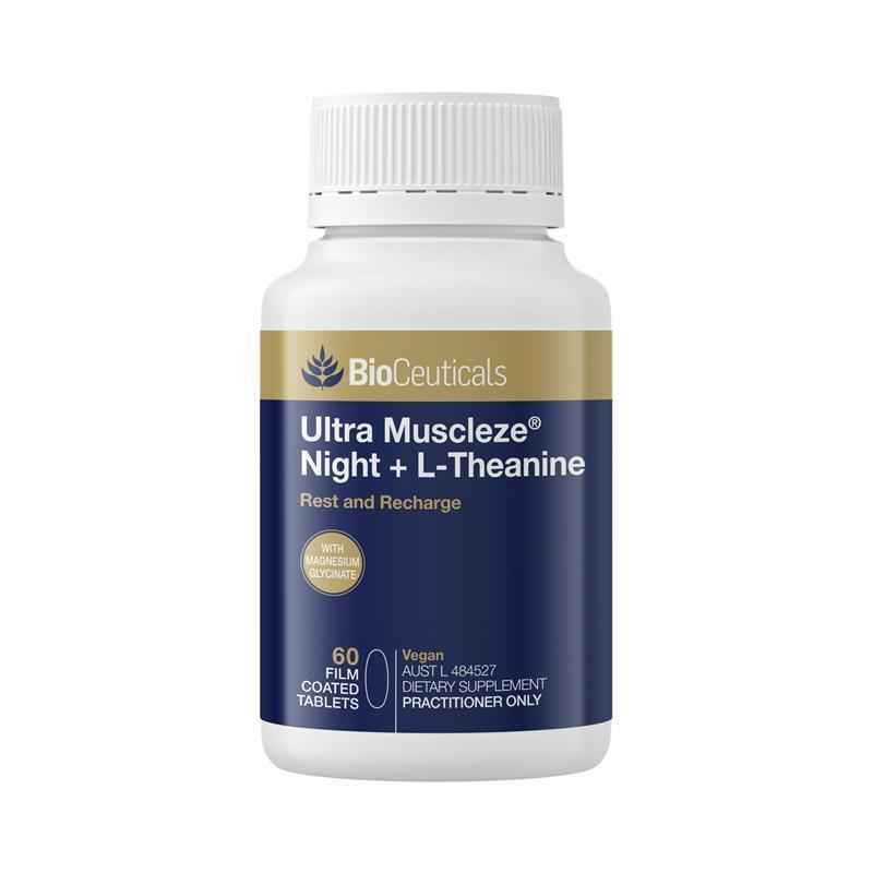 Bioceuticals Ultra Muscleze Night + L-Theanine 60 Tablets