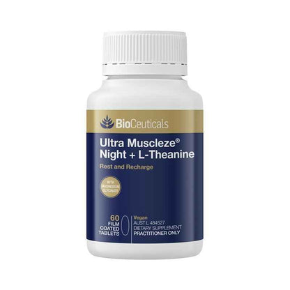 Bioceuticals Ultra Muscleze Night + L-Theanine 60 Tablets