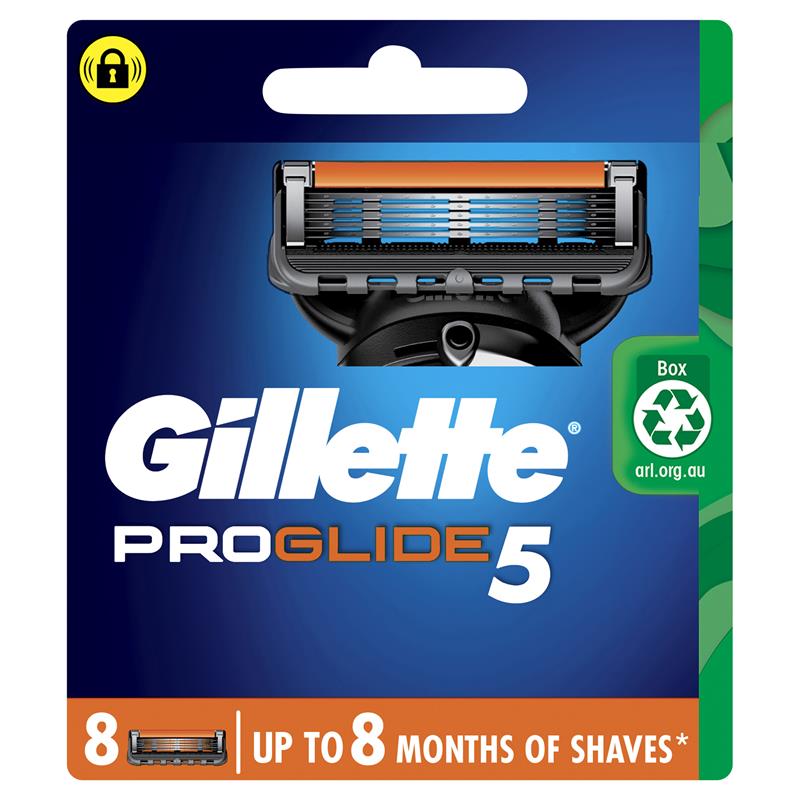 Gillette Fusion Proglide Manual Razor Blades 8 Pack