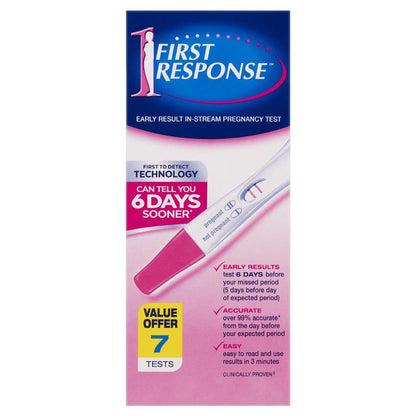 First Response Instream 7 Pregnancy Tests