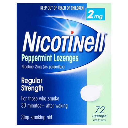 Nicotinell Lozenge Peppermint 2mg 72