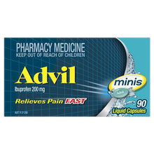 Advil Ibuprofen Pain Relief Liquid Mini 90 Capsules - GimmeNow