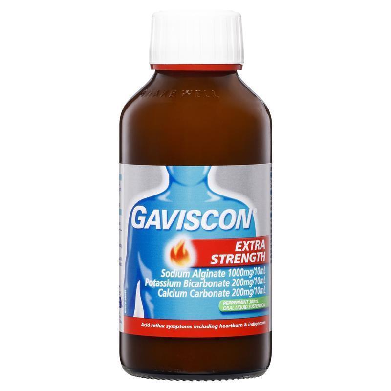 Gaviscon Extra Strength Heartburn And Indigestion Relief Peppermint Flavour 300ml
