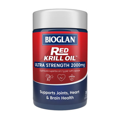 Bioglan Red Krill Oil 2000mg 30 Capsules