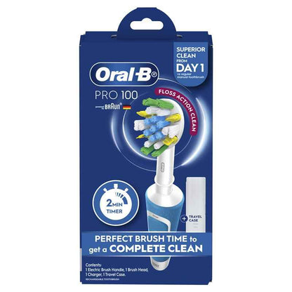 Oral B Power Toothbrush Pro 100 Floss Action