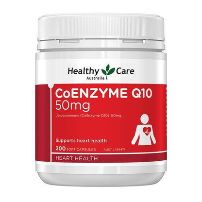 Healthy Care CoEnzyme Q10 50mg 200 Capsules