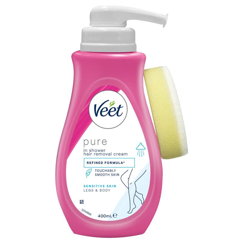 Veet In Shower Hair Removal Cream Sensitive 400ml