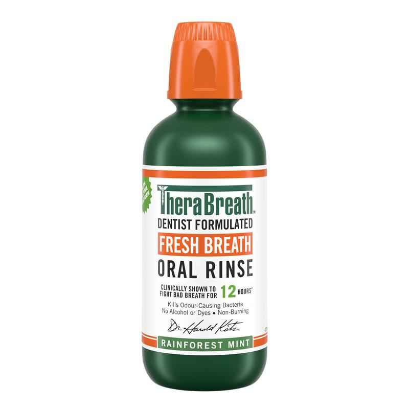 Therabreath Rainforest Mint Oral Rinse 473ml