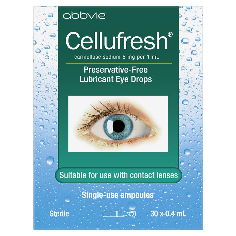 Cellufresh Eye Drops 30 x 0.4ml Vials