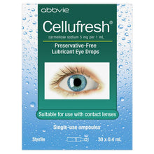 Cellufresh Eye Drops 30 x 0.4ml Vials