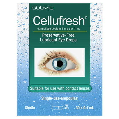 Cellufresh Eye Drops 30 x 0.4ml Vials