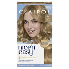 Clairol Nice N Easy 8A Natural Medium Ash Blonde Permanent Hair Colour