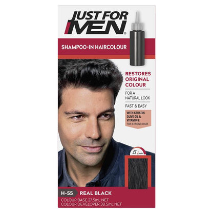 Just for Men Hair Colour Real Black - GimmeNow