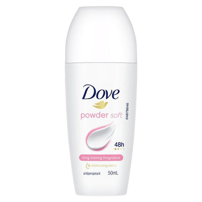 Dove Women Antiperspirant Deodorant 48h Roll On Powder Soft 50ml