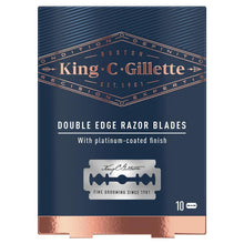 King C Gillette Double Edge Safety Razor Blades 10 Pack
