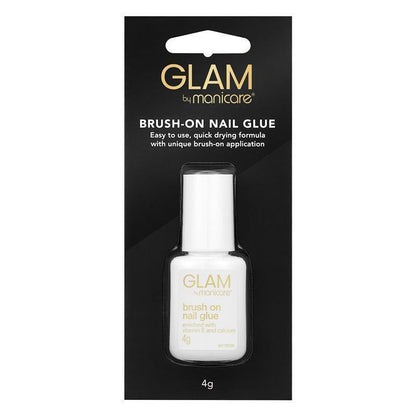 Glam By Manicare Brush On Nail Glue 4g