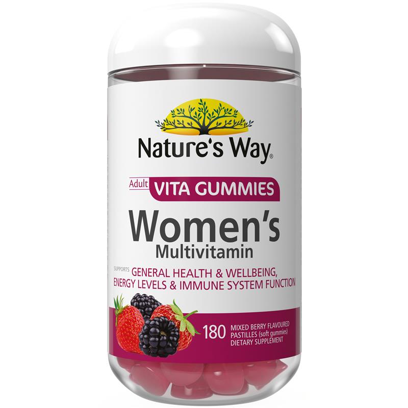 Nature's Way Adult Vita Gummies Women's Multivitamin 180 Gummies Exclusive Size