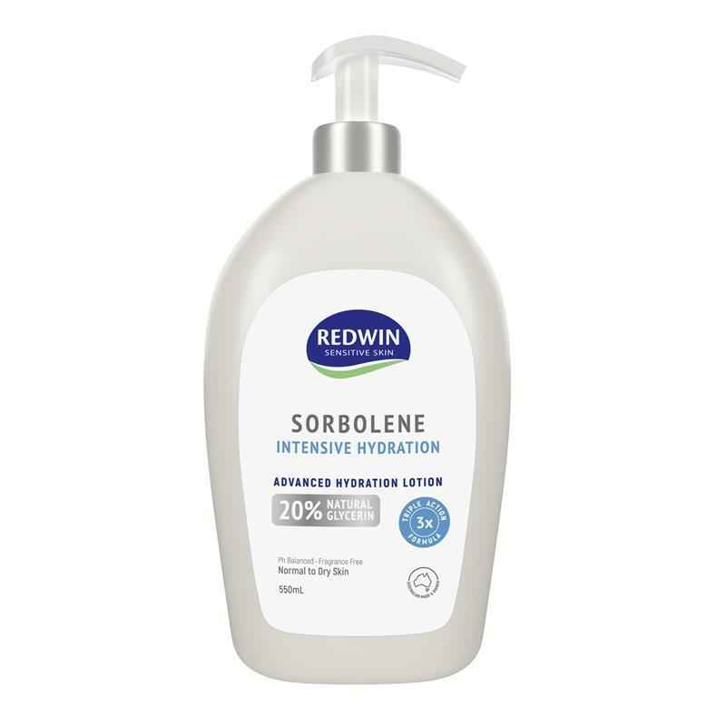 Redwin Sorbolene Intensive Hydration Lotion 550ml