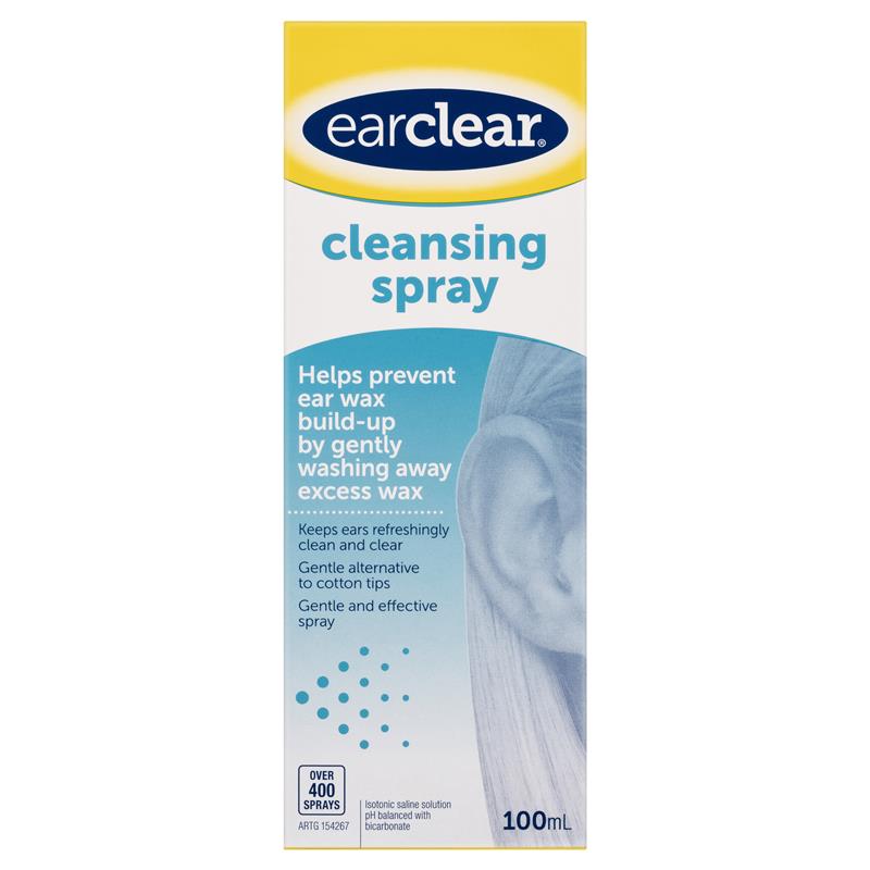 EarClear Cleansing Spray 100mL – Prevents Ear Wax Build-up & Keeps Ears Clean