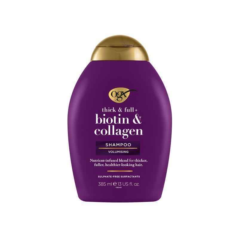 Ogx Thick & Full + Volumising Biotin & Collagen Shampoo For Fine Hair 385mL