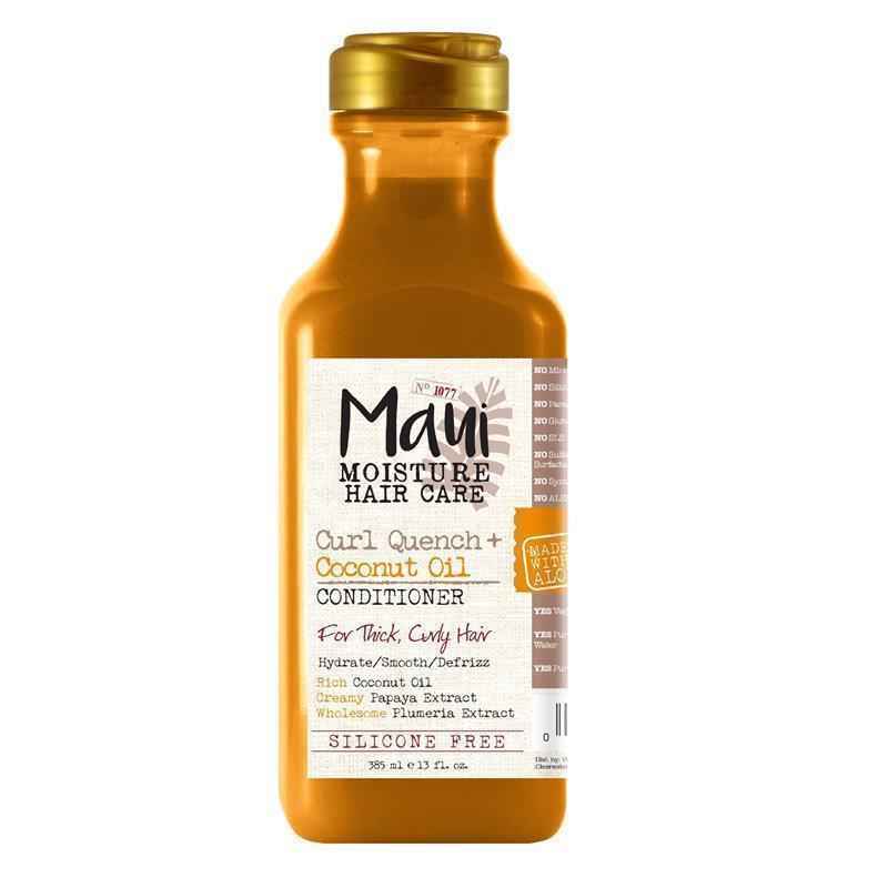 Maui Moisture Curl Quench + Hydrating Coconut Oil Conditioner For Curly Hair 385mL