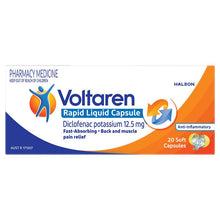 Voltaren Rapid 12.5mg Pain Relief Liquid Capsules 20