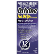 Drixine 12 Hour Relief No Drip Moisturising Nasal Spray 15mL - GimmeNow