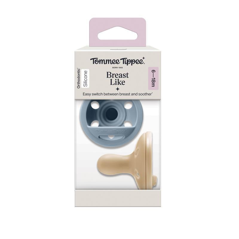 Tommee Tippee Breast Like  Soother 6-18 Months 2 Pack