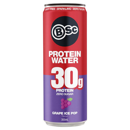 BSc Protein Water Can Grape Ice Pop 355ml