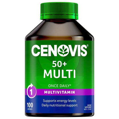 Cenovis Once Daily 50+ Multi Vitamins & Minerals 100 Capsules