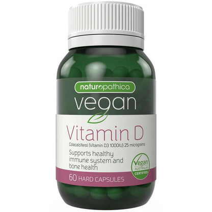 Naturopathica Vegan Vitamin D 60 Capsules