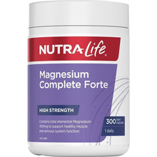 Nutra-Life Magnesium Complete Forte 300 Capsules Exclusive Size