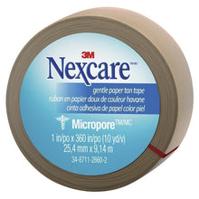 Nexcare Micropore Gentle Paper Tape Tan 25.4mm x 9.14m