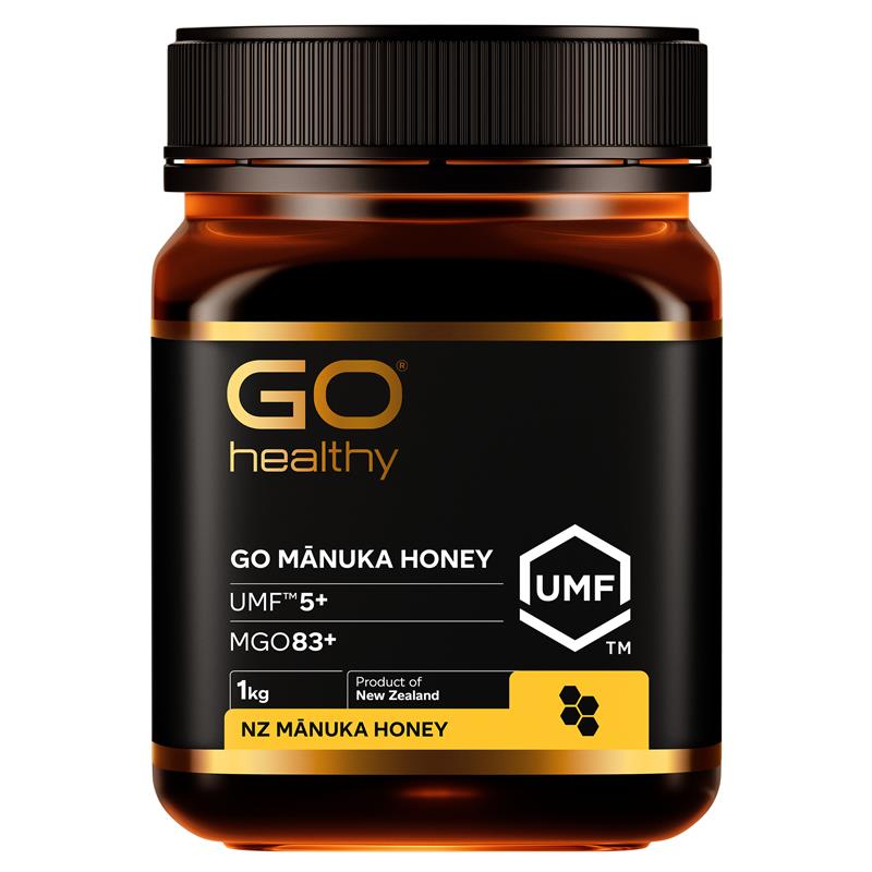 GO Healthy Manuka Honey UMF 5+ (MGO 80+) 1kg (Not For Sale In WA)